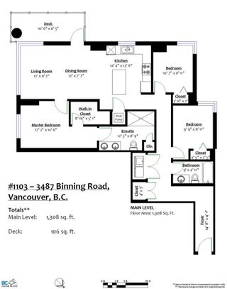 Photo 20: 1103 3487 BINNING Road in Vancouver: University VW Condo for sale in "ETON" (Vancouver West)  : MLS®# R2358768