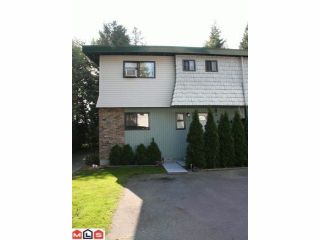 Photo 1: 7 10892 152ND Street in Surrey: Bolivar Heights Townhouse for sale in "WOODBRIDGE" (North Surrey)  : MLS®# F1224184