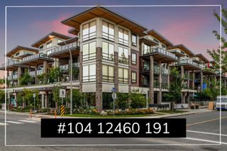 Photo 1: 104 12460 191 Street in Pitt Meadows: Mid Meadows Condo for sale in "ORION" : MLS®# R2723026
