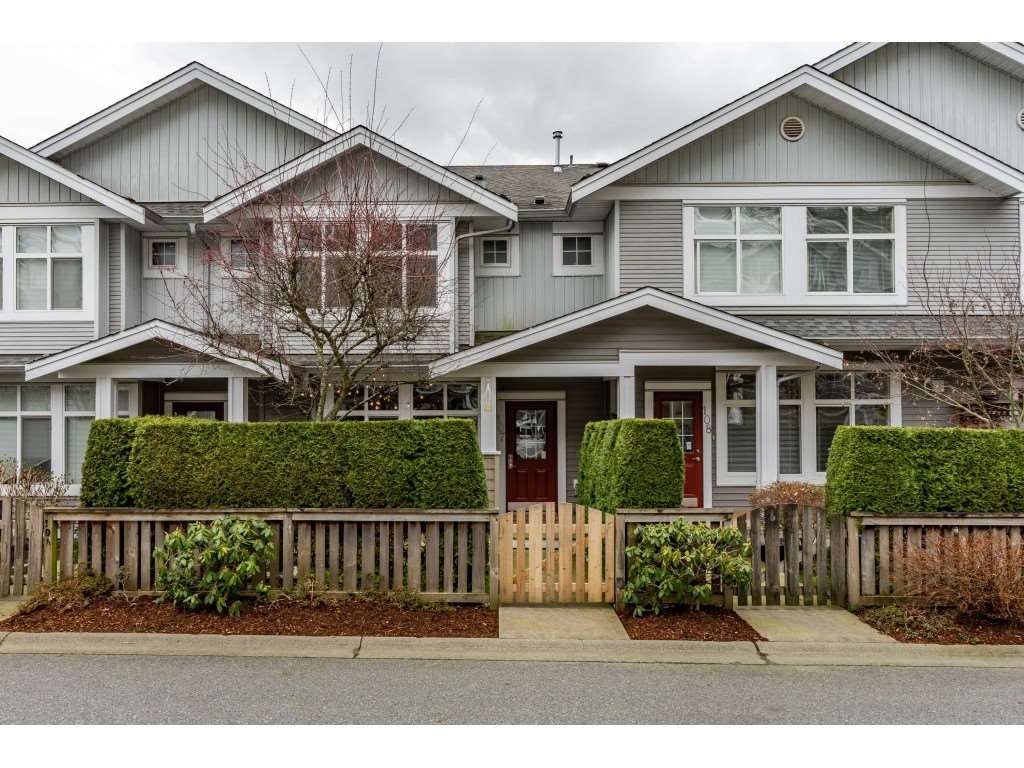 Main Photo: 107 20449 66 Avenue in Langley: Willoughby Heights Townhouse for sale in "Natures Landing" : MLS®# R2440438