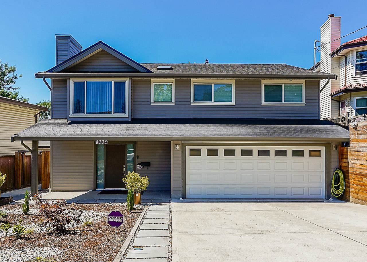 Welcome to 8339 Beatrice Street, conveniently located close to Richmond, YVR, River District and DT. Newer roof, drainage, exterior vinyl siding, low maintenance landscaping, & driveway.