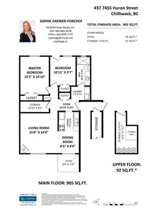 Photo 17: 37 7455 HURON Street in Chilliwack: Sardis West Vedder Rd Condo for sale in "Ascott Estates" (Sardis)  : MLS®# R2641321