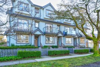 Photo 1: 6010 PRINCE EDWARD Street in Vancouver: Fraser VE Townhouse for sale in "Mcdonald Mews" (Vancouver East)  : MLS®# R2684916