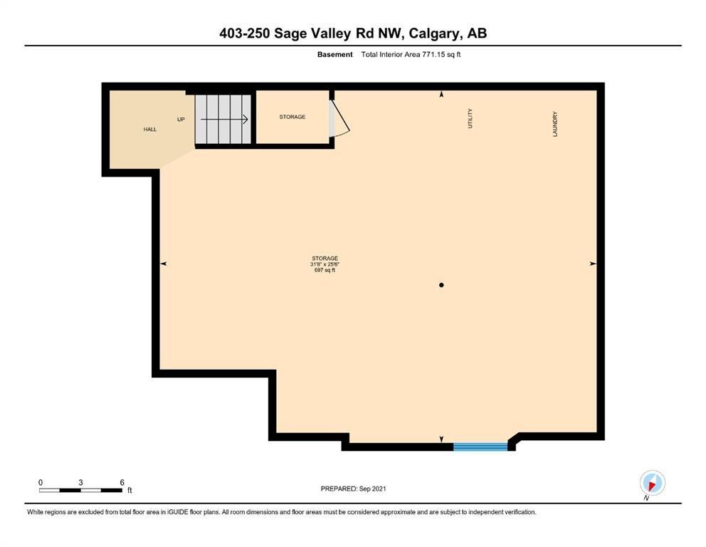 Photo 16: Photos: 403 250 Sage Valley Road NW in Calgary: Sage Hill Row/Townhouse for sale : MLS®# A1182895