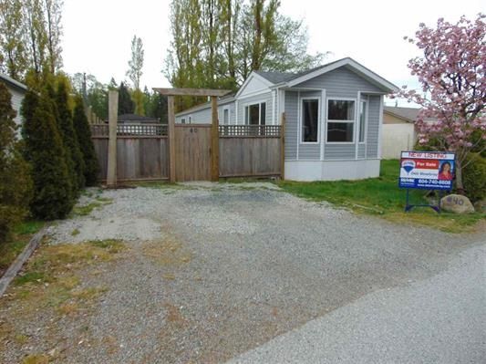 Main Photo: 40 1413 SUNSHINE COAST HIGHWAY in Gibsons: Gibsons & Area Manufactured Home for sale (Sunshine Coast)  : MLS®# R2062747