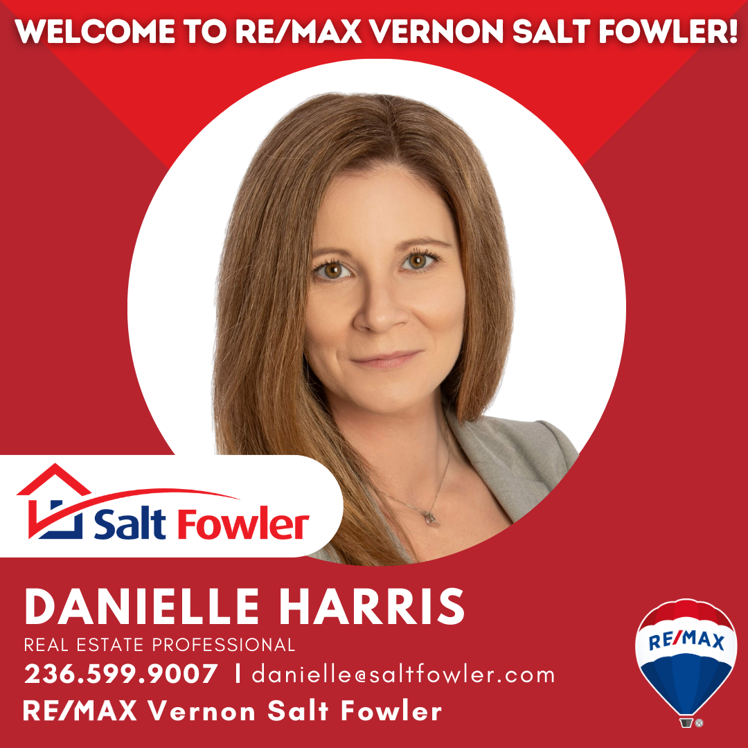 Introducing Danielle Harris, Your Local Real Estate Expert with RE/MAX Vernon Salt Fowler