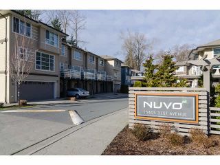 Photo 1: 1 15405 31ST Avenue in Surrey: Grandview Surrey Townhouse for sale in "NUVO 2" (South Surrey White Rock)  : MLS®# F1430709