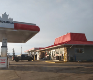 Photo 1: Petro Canada gas station for sale, North Edmonton Alberta: Business with Property for sale