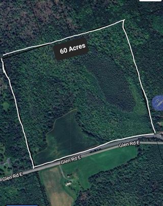 Photo 1: 60 acres Glen East Road in Central Caribou: 108-Rural Pictou County Vacant Land for sale (Northern Region)  : MLS®# 202407757