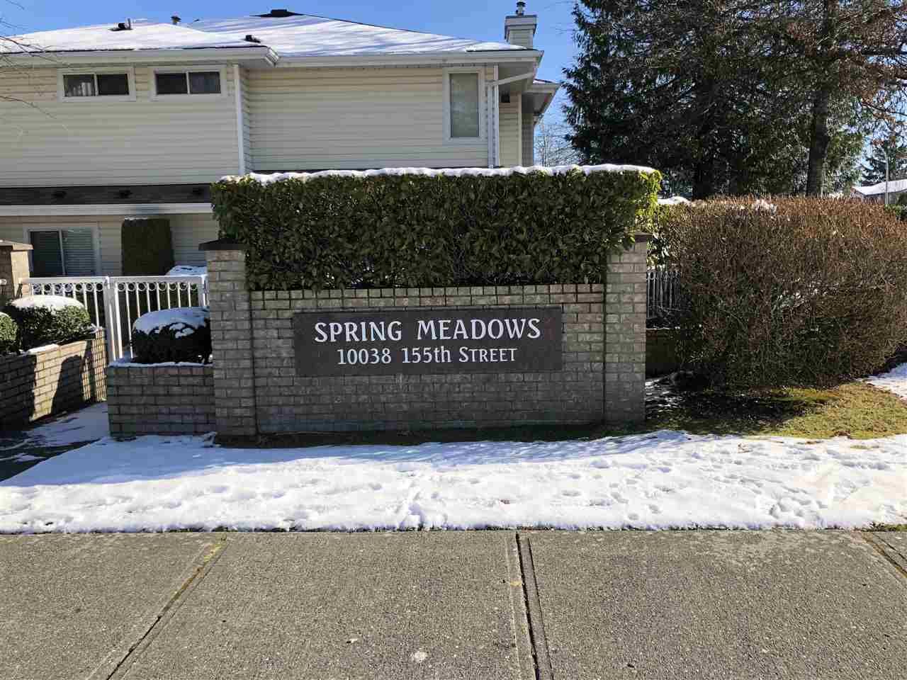 Main Photo: 54 10038 155 Street in Surrey: Guildford Townhouse for sale in "SPRING MEADOWS" (North Surrey)  : MLS®# R2240810