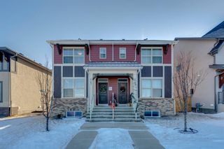 Photo 1: 147 Masters Square SE in Calgary: Mahogany Semi Detached for sale : MLS®# A1173995