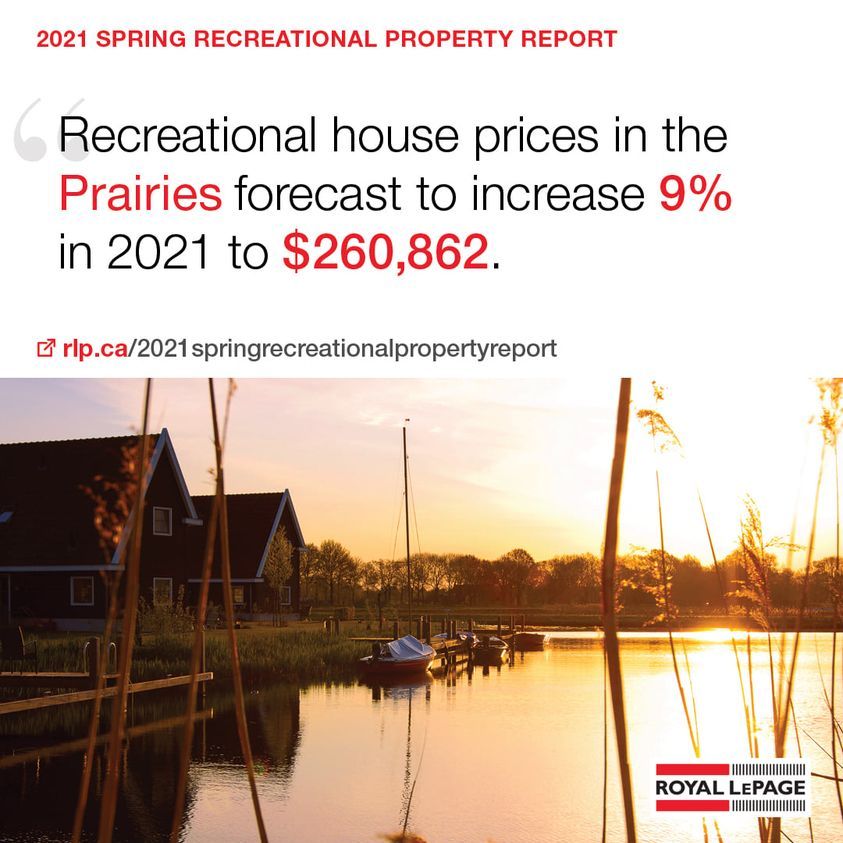 Royal LePage: Canadian recreational house prices forecast to increase 15% in 2021