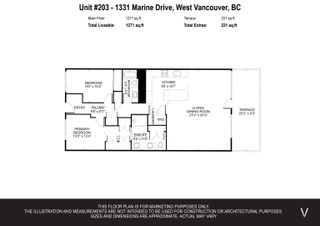 Photo 24: 203 1331 MARINE Drive in West Vancouver: Ambleside Condo for sale : MLS®# R2881949