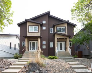 Photo 1: 8811 95 Street in Edmonton: Zone 18 House Half Duplex for sale : MLS®# E4341715