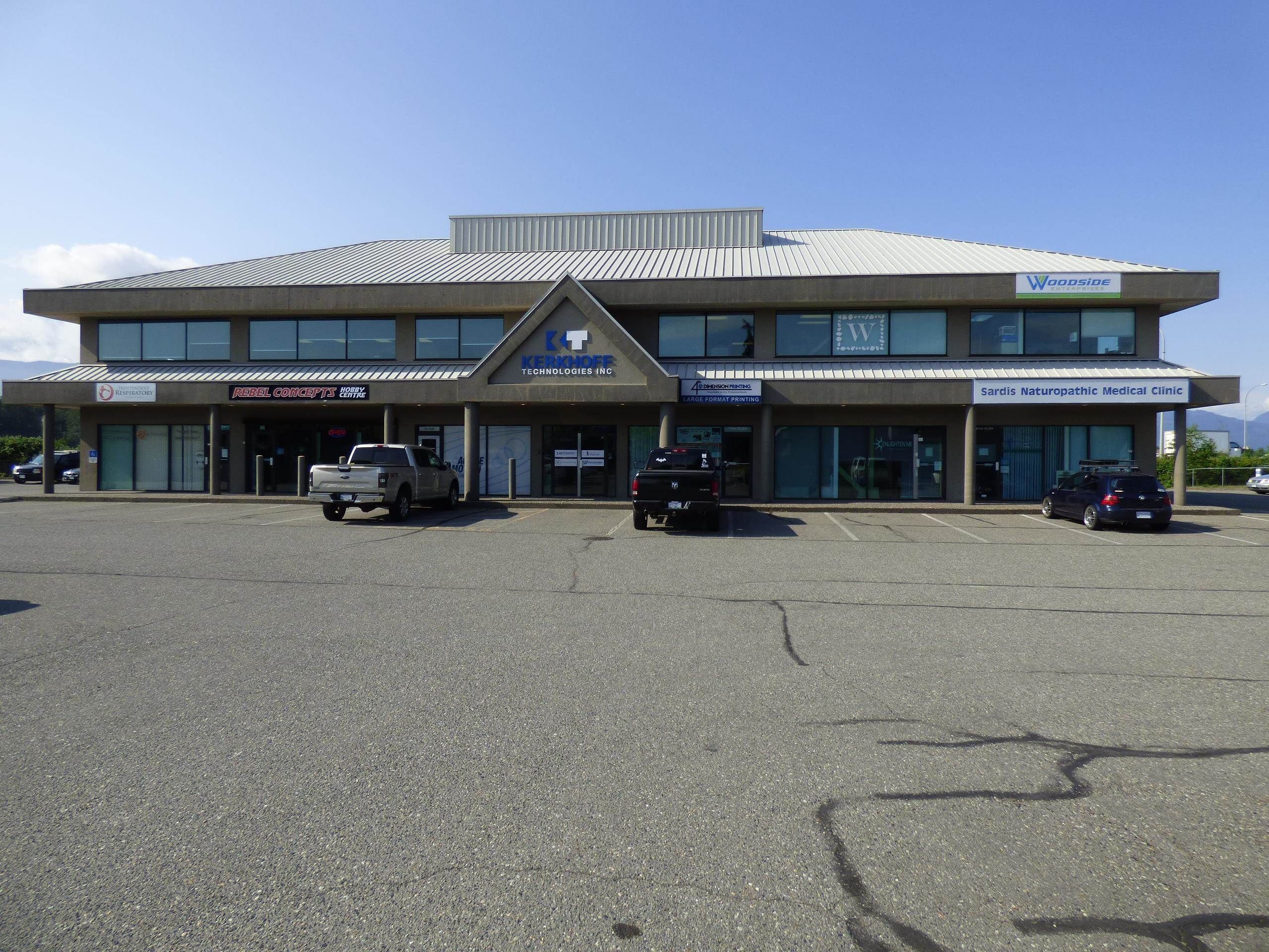 Main Photo: 204 45389 LUCKAKUCK Way in Chilliwack: Sardis West Vedder Office for lease (Sardis)  : MLS®# C8051775