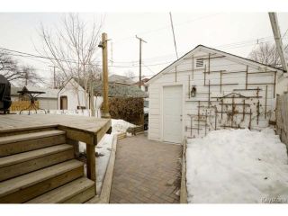 Photo 17: 531 Lipton Street in WINNIPEG: West End / Wolseley Residential for sale (West Winnipeg)  : MLS®# 1505517