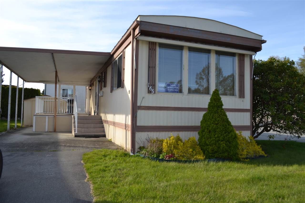 Main Photo: 165 1840 160 STREET in Surrey: King George Corridor Manufactured Home for sale (South Surrey White Rock)  : MLS®# R2158466
