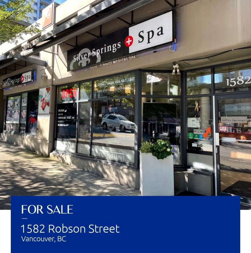 Main Photo: 1582 ROBSON Street in Vancouver: West End VW Retail for sale (Vancouver West)  : MLS®# C8051768