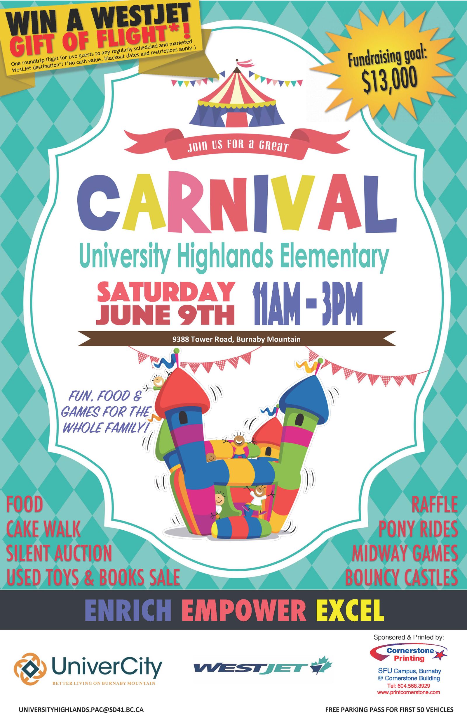 8th Annual University Highlands Elementary Carnival