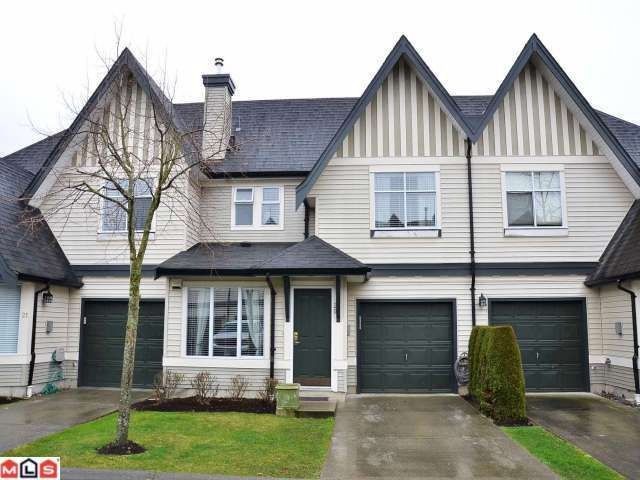 Main Photo: 20 18883 65TH Avenue in Surrey: Cloverdale BC Townhouse for sale in "APPLEWOOD" (Cloverdale)  : MLS®# F1206291