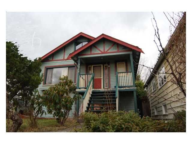 Main Photo: 3515 E GEORGIA Street in Vancouver: Renfrew VE House for sale (Vancouver East)  : MLS®# V928235