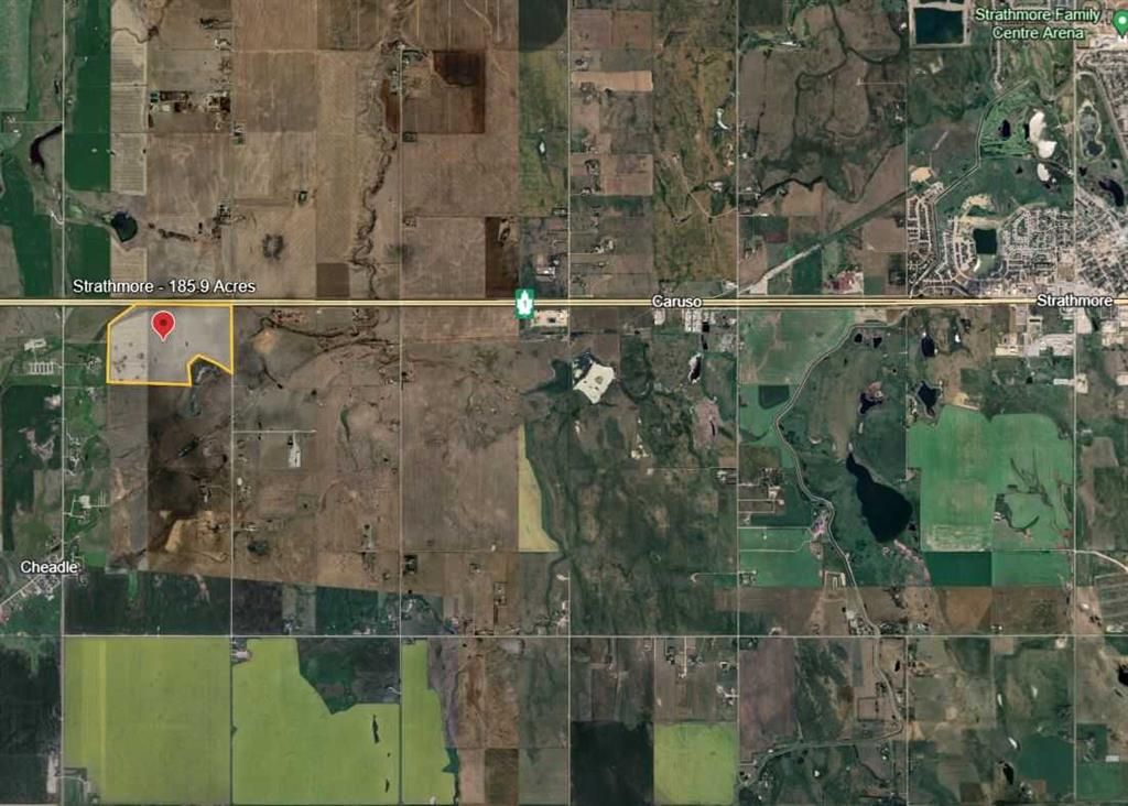 Main Photo: RGE Road 261 Highway 1: Strathmore Commercial Land for sale : MLS®# A2091039