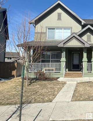 Main Photo: 5673 CRABAPPLE Way in Edmonton: Zone 53 House Half Duplex for sale : MLS®# E4385855