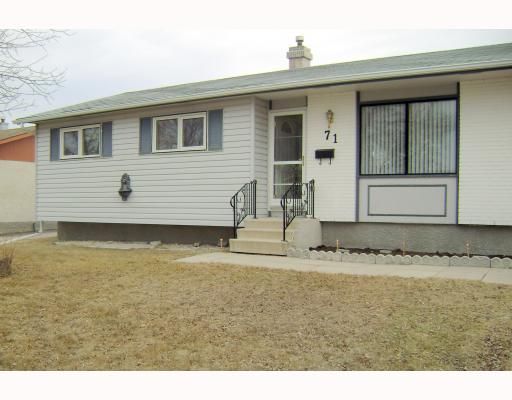Main Photo: 71 HATCHER Road in WINNIPEG: Transcona Residential for sale (North East Winnipeg)  : MLS®# 2906170