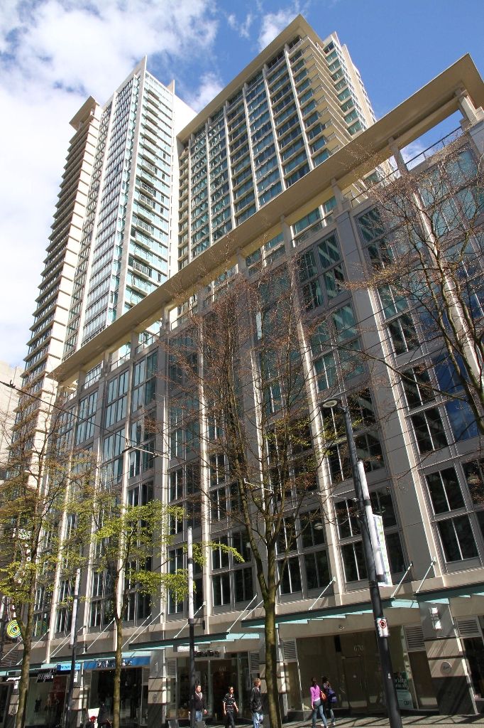 Main Photo: 1209  - 610 Granville in Vancouver: Condo for sale or rent in "HUDSON"
