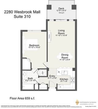 Photo 14: 310 2280 WESBROOK Mall in Vancouver: University VW Condo for sale (Vancouver West)  : MLS®# R2248108
