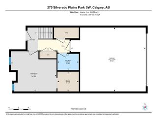 Photo 25: 275 Silverado Plains Park SW in Calgary: Silverado Row/Townhouse for sale : MLS®# A1214701