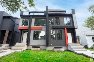 Photo 1: 10987 75 Avenue in Edmonton: Zone 15 House Half Duplex for sale : MLS®# E4389776