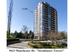 Photo 1: 1405 9623 MANCHESTER Drive in Burnaby: Cariboo Condo for sale in "STRATHMORE TOWERS" (Burnaby North)  : MLS®# V1053890