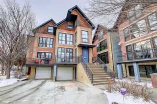 Photo 1: 703 5A Street NW in Calgary: Sunnyside Semi Detached (Half Duplex) for sale : MLS®# A1245061