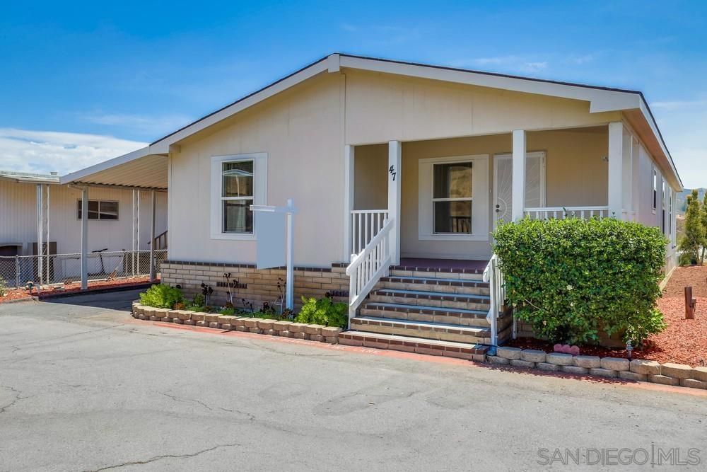 Main Photo: EL CAJON Manufactured Home for sale : 3 bedrooms : 12970 Highway 8 Business #47