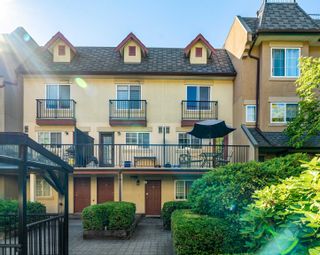 Photo 1: 37 1561 BOOTH Avenue in Coquitlam: Maillardville Townhouse for sale in "THE COURCELLES" : MLS®# R2717147