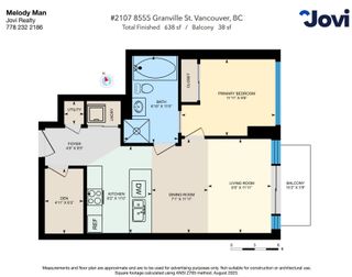 Photo 9: 2107 8555 GRANVILLE Street in Vancouver: S.W. Marine Condo for sale (Vancouver West)  : MLS®# R2807099
