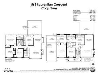 Photo 40: 563 LAURENTIAN Crescent in Coquitlam: Central Coquitlam House for sale : MLS®# R2728243