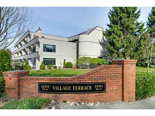 Photo 1: 209 15275 19TH Avenue in Surrey: King George Corridor Condo for sale in "VILLAGE TERRACE" (South Surrey White Rock)  : MLS®# F1434985