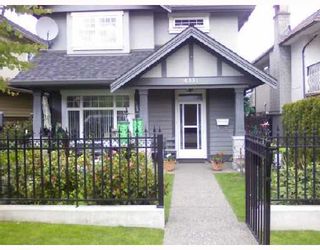 Photo 1: 4331 ALBERT Street in Burnaby: Vancouver Heights 1/2 Duplex for sale (Burnaby North)  : MLS®# V714565
