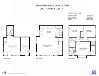 Photo 12: 1 2469 E 40TH Avenue in Vancouver: Collingwood VE 1/2 Duplex for sale (Vancouver East)  : MLS®# R2725051