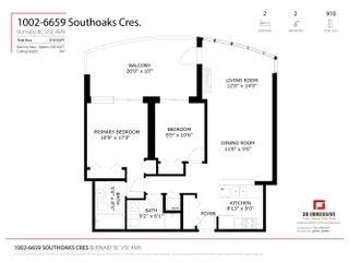 Photo 32: 1002 6659 SOUTHOAKS Crescent in Burnaby: Highgate Condo for sale (Burnaby South)  : MLS®# R2788104