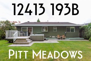 Photo 1: 12413 193B Street in Pitt Meadows: Mid Meadows House for sale : MLS®# R2406062