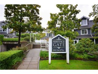 Photo 1: 223 2960 E 29TH Avenue in Vancouver: Collingwood VE Condo for sale in "HERITAGE GATE" (Vancouver East)  : MLS®# V913004