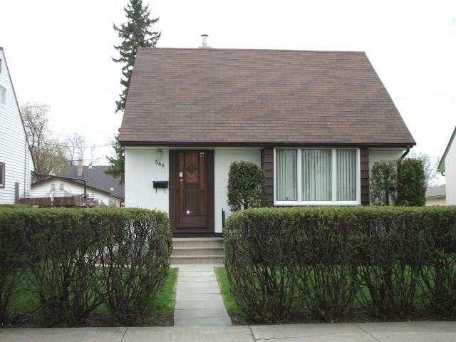 Main Photo: 566 Gareau Street in WINNIPEG: St Boniface Residential for sale (South East Winnipeg)  : MLS®# 1309563