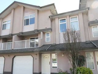 Photo 1: 21 2538 PITT RIVER Road in Port Coquitlam: Mary Hill Townhouse for sale : MLS®# V997236