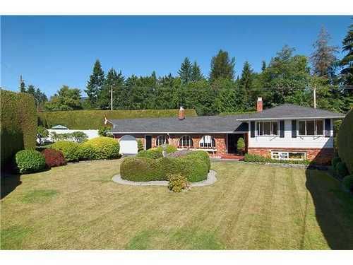 Main Photo: 695 BURLEY Drive in West Vancouver: Home for sale : MLS®# V973541