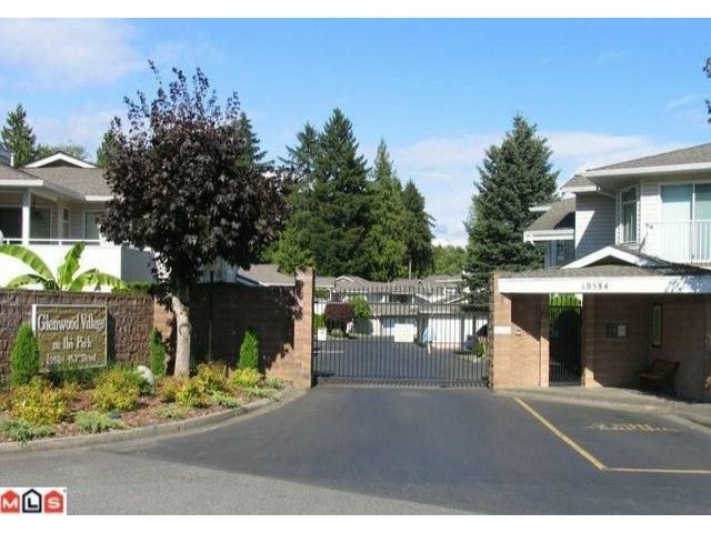 Main Photo: 204 10584 153RD Street in Surrey: Guildford Townhouse for sale in "Glenwood Village on the Park" (North Surrey)  : MLS®# F1019376
