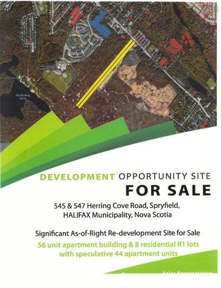 Photo 1: 545 & 547 Herring Cove Road in Spryfield: 7-Spryfield Vacant Land for sale (Halifax-Dartmouth)  : MLS®# 202218217