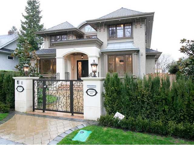 Main Photo: 1221 NANTON Avenue in Vancouver: Shaughnessy House for sale (Vancouver West)  : MLS®# V1039573